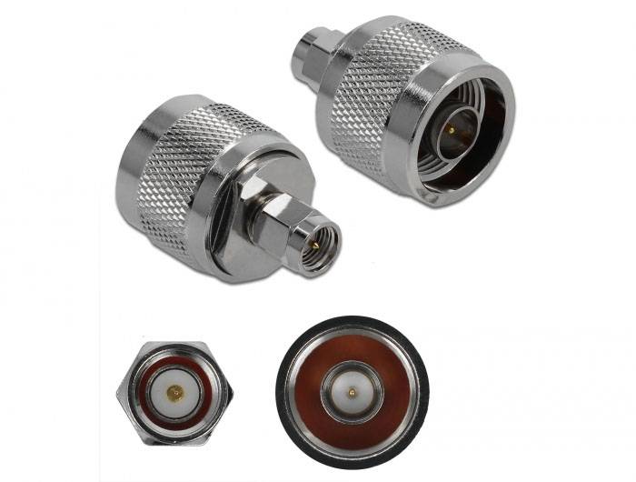 Delock 89981 89981 N-adapter muški konektor N - SMA-utikač 1 St. Piece-0