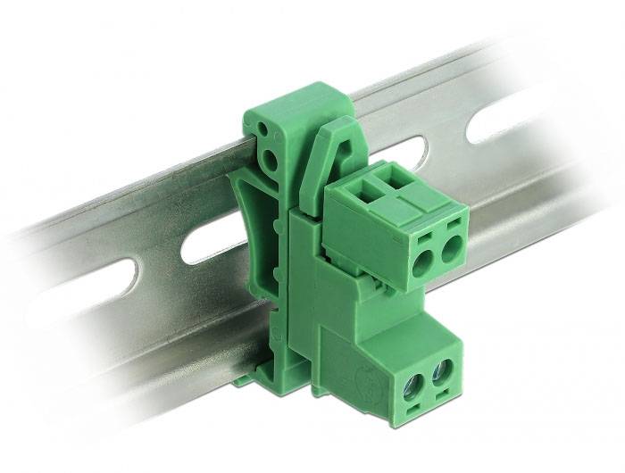 Delock 66078 mrežni modul vijčano pričvršćenje neopremljeno zelena-1