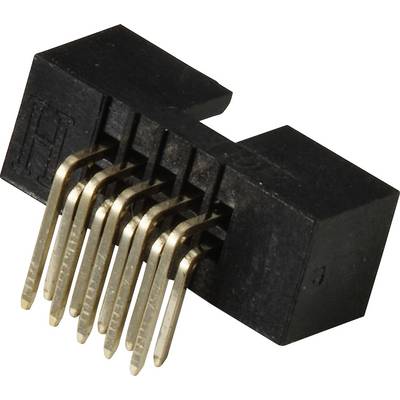 TRU COMPONENTS TC-13537812 letva s igličastim kontaktima Raster: 1.27 mm Ukupan broj polova: 10 Broj redova: 2 1 St.-0