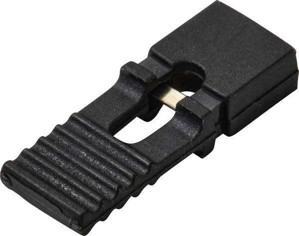 TRU COMPONENTS TC-13537828 kratkospojni mostić Raster: 2.54 mm Broj polova po redu:2 Sadržaj: 1 St.