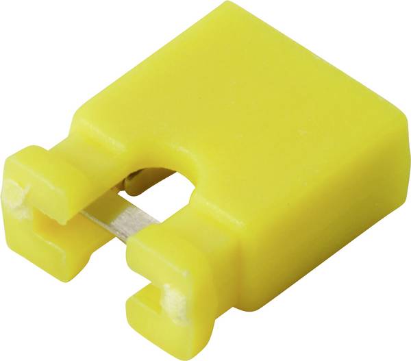 TRU COMPONENTS TC-13537840 kratkospojni mostić Raster: 2.54 mm Broj polova po redu:2 Sadržaj: 1 St.
