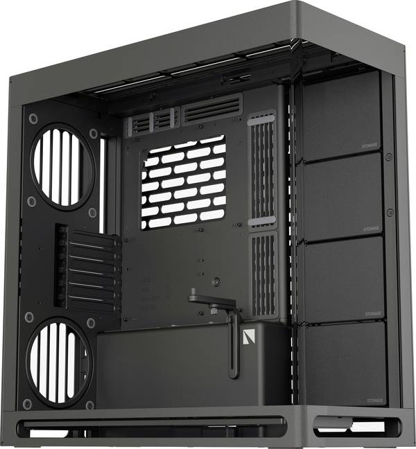 HAVN HAVN HS 420 PC-Gehäuse, Midi-Tower, E-ATX, Tempered Glass - schwarz midi-tower kućište  , kućište za igraće računalo, kućište za računala  crna