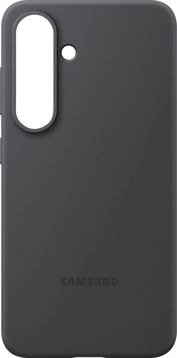 Crna zaštitna maska za smartphone za Samsung uređaj, s otvorima za kameru i bljeskalicu. Dizajnirana za zaštitu i stil.