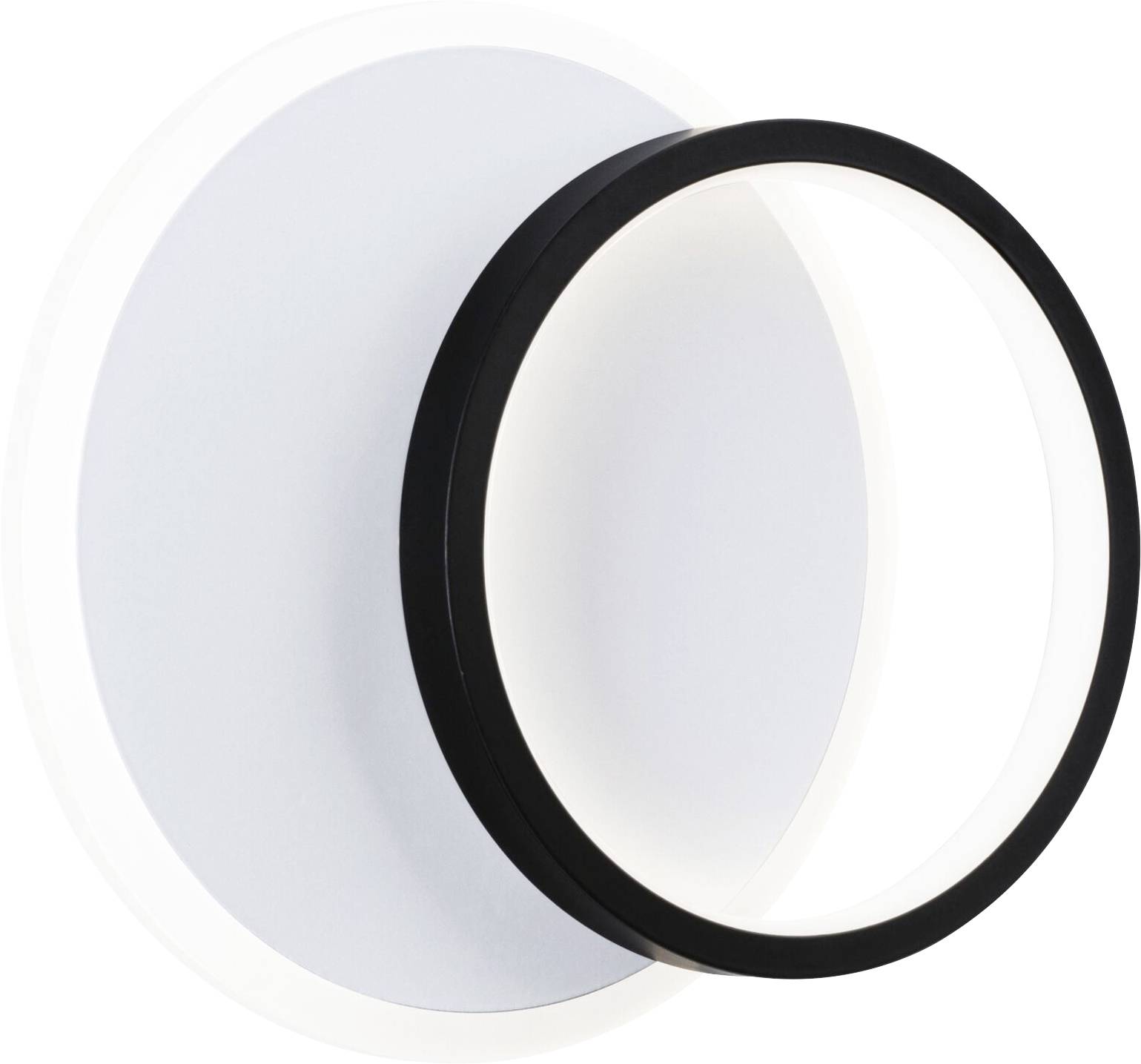 Paulmann 71166 LED-wandlamp LED vast ingebouwd 7 W LED Wit, Zwart