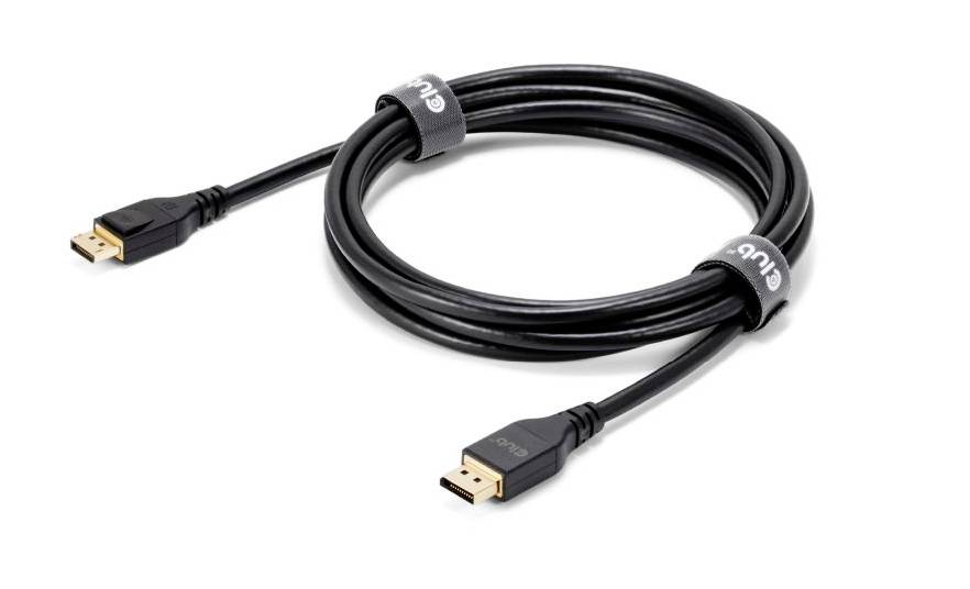 club3D CAC-1093 DisplayPort Adapter [1x DisplayPort stekker - 1x DisplayPort stekker] Zwart 8K UHD 3 m