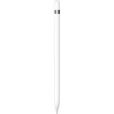Bijeli stylus s metalnim prstenom, vjerojatno digitalna olovka za unos na tabletima ili pametnim telefonima.