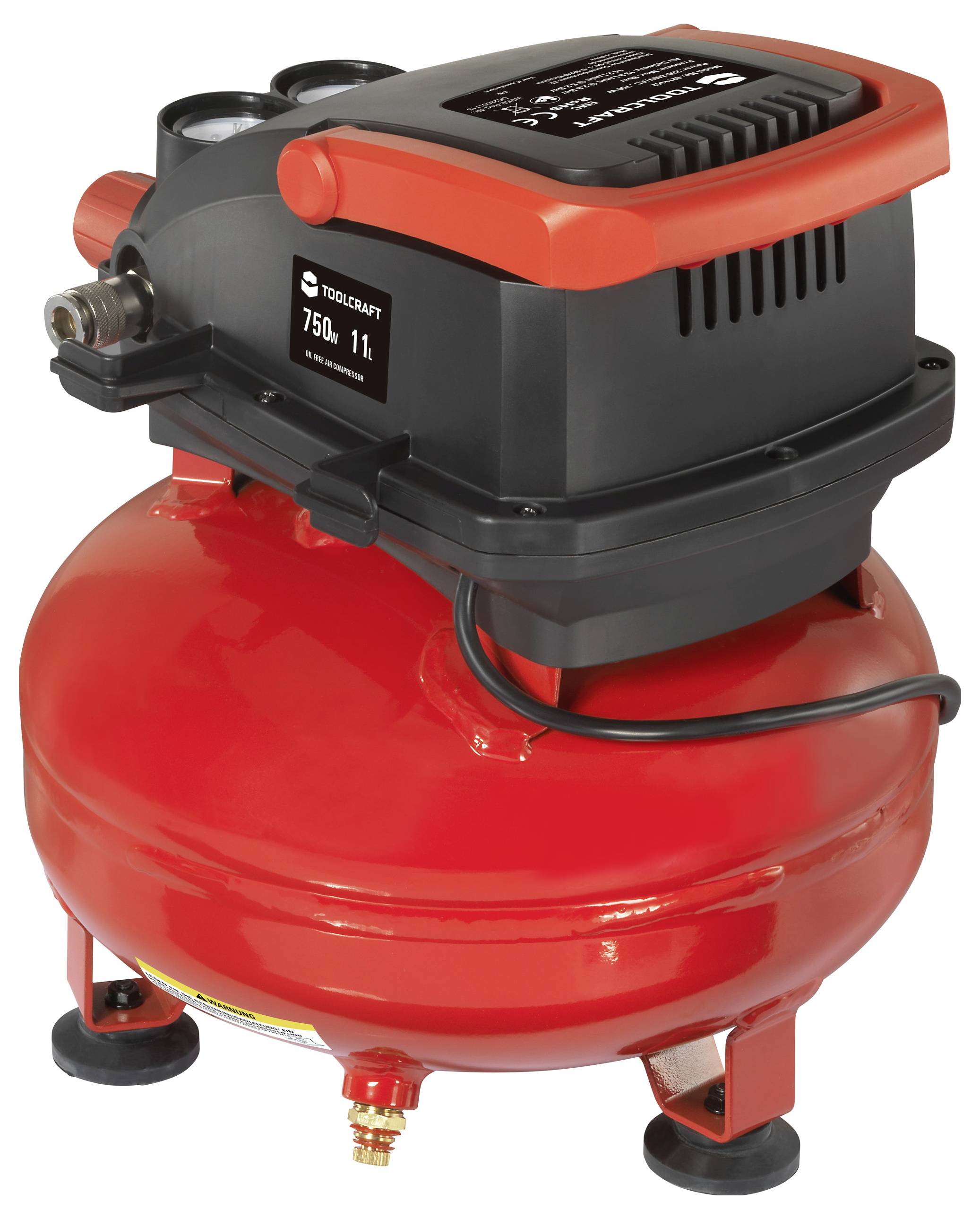 TOOLCRAFT pneumatski kompresor 11 l 8 bar-2