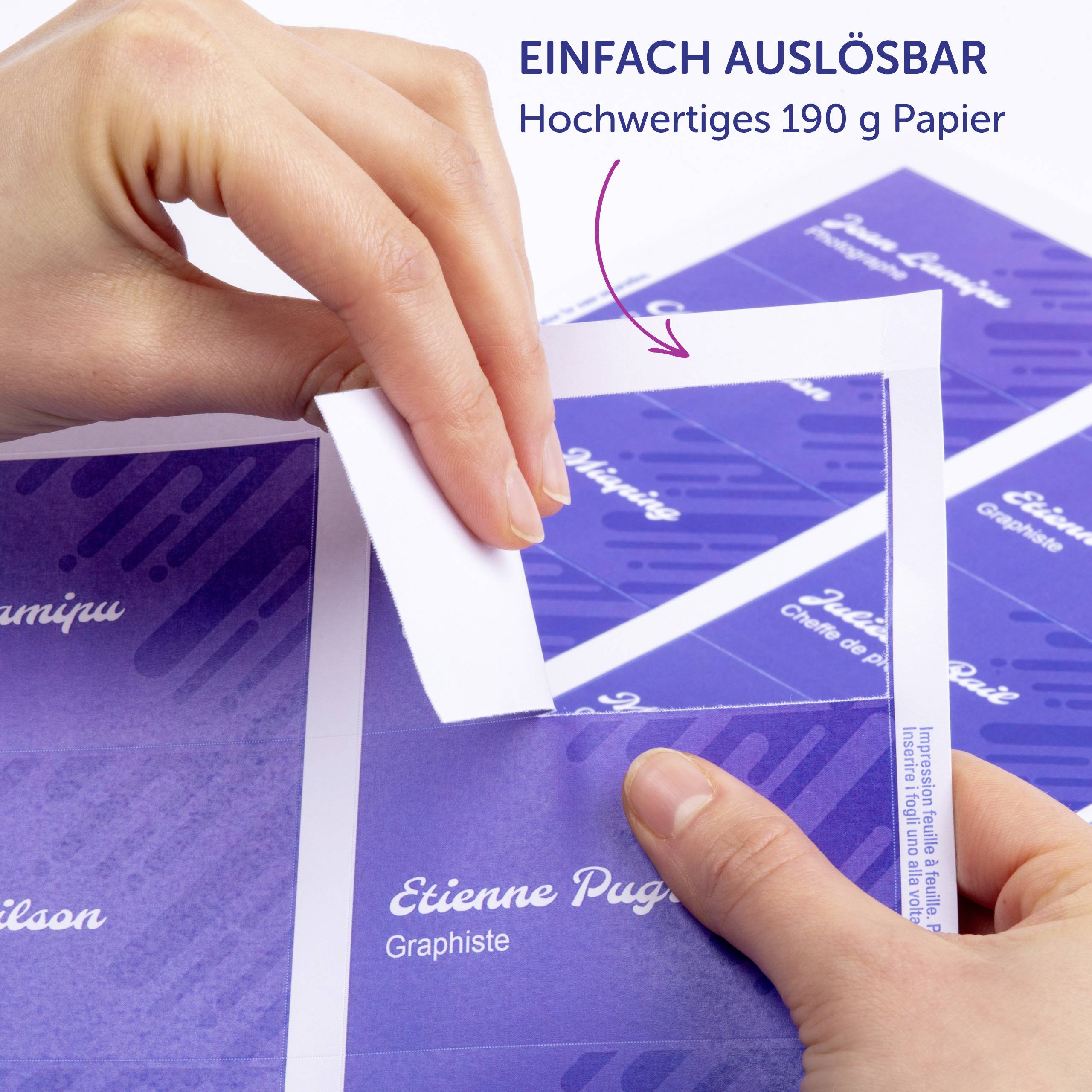 Avery-Zweckform L4727-20 zamjenski klip oznake naziva 90 mm x 54 mm bijela-8