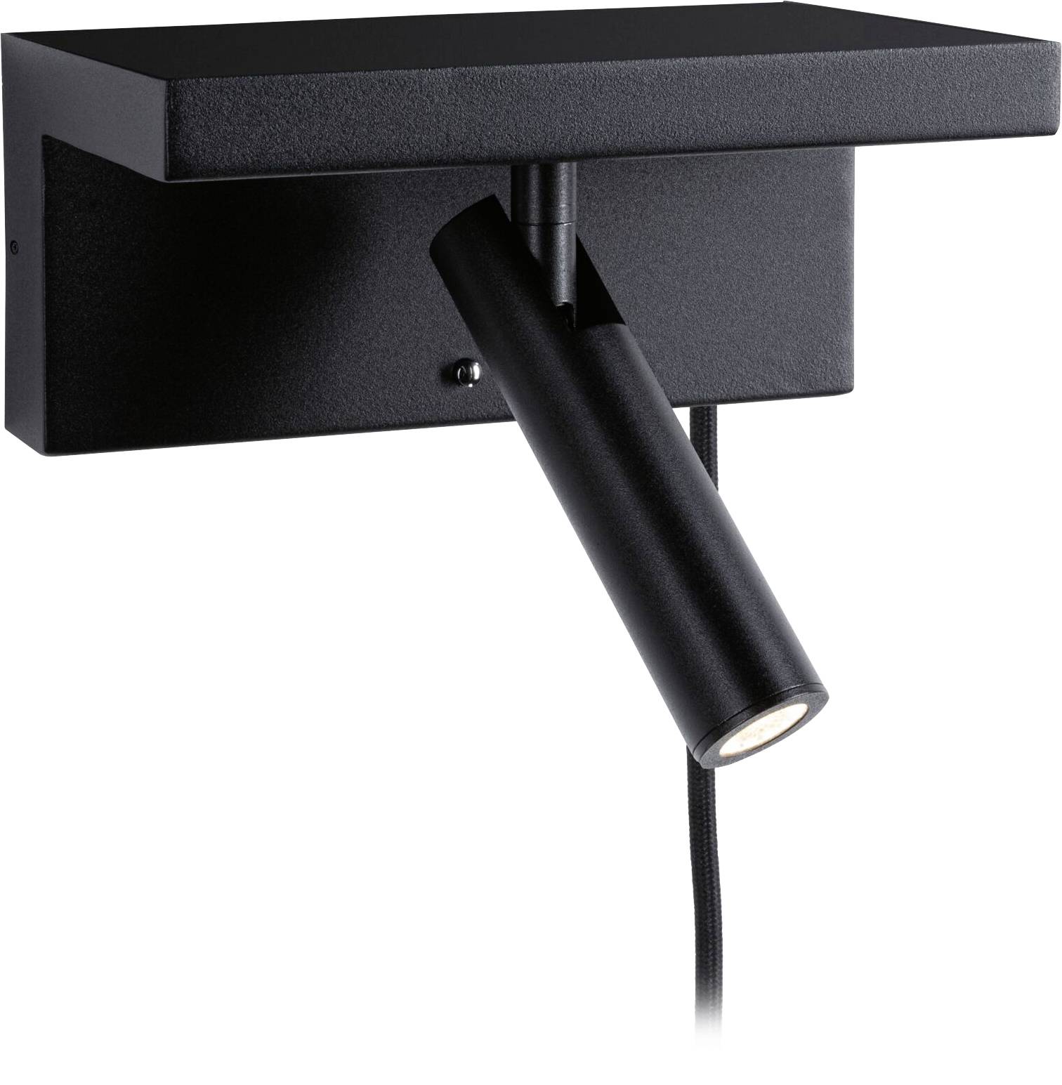 LED-wandlamp 3-Step-Dim Jerik USB C 3000K 160lm 230V 2,4W dimbaar Zwart mat