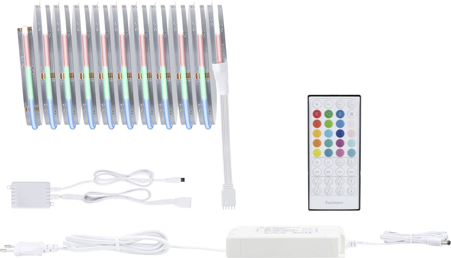 71201 MaxLED Paulmann Home LED-strip (startset) 27 W RGBW Wit, Helder afbeelding