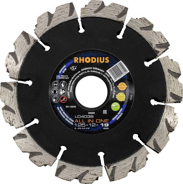 Rhodius  304504 dijamantna rezna ploča 125 mm 1 St. beton