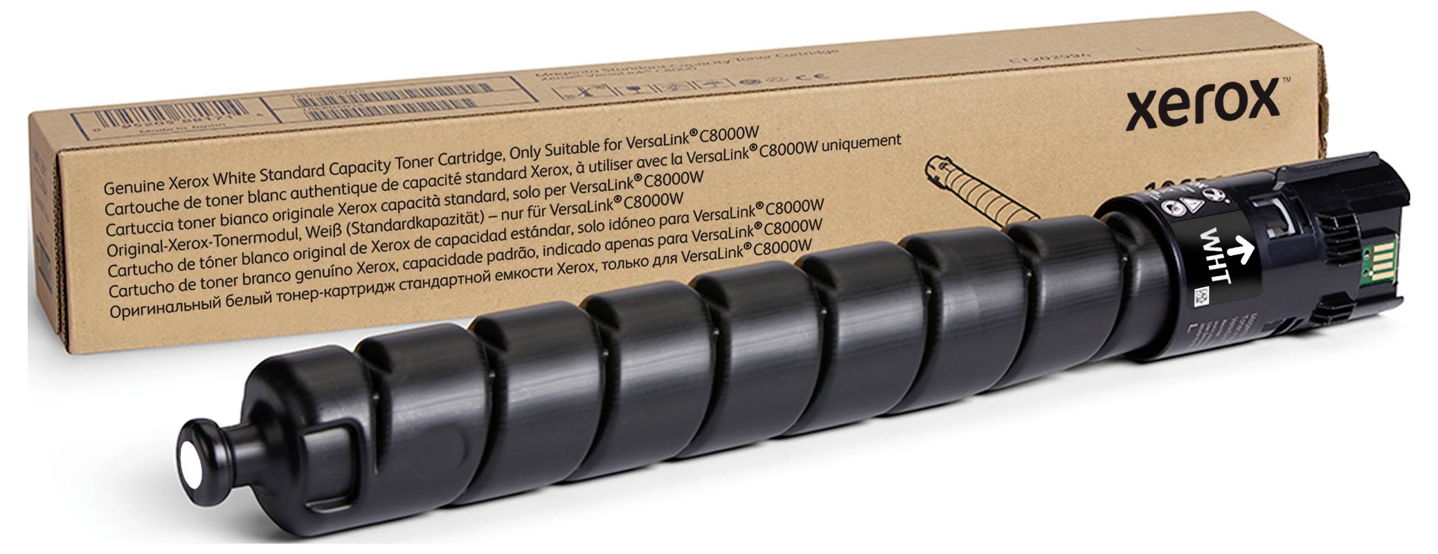 Toner kaseta u kartonskoj ambalaži, marke Xerox. Pogodan za VersaLink štampače. Glavna boja kazete: Crna.
