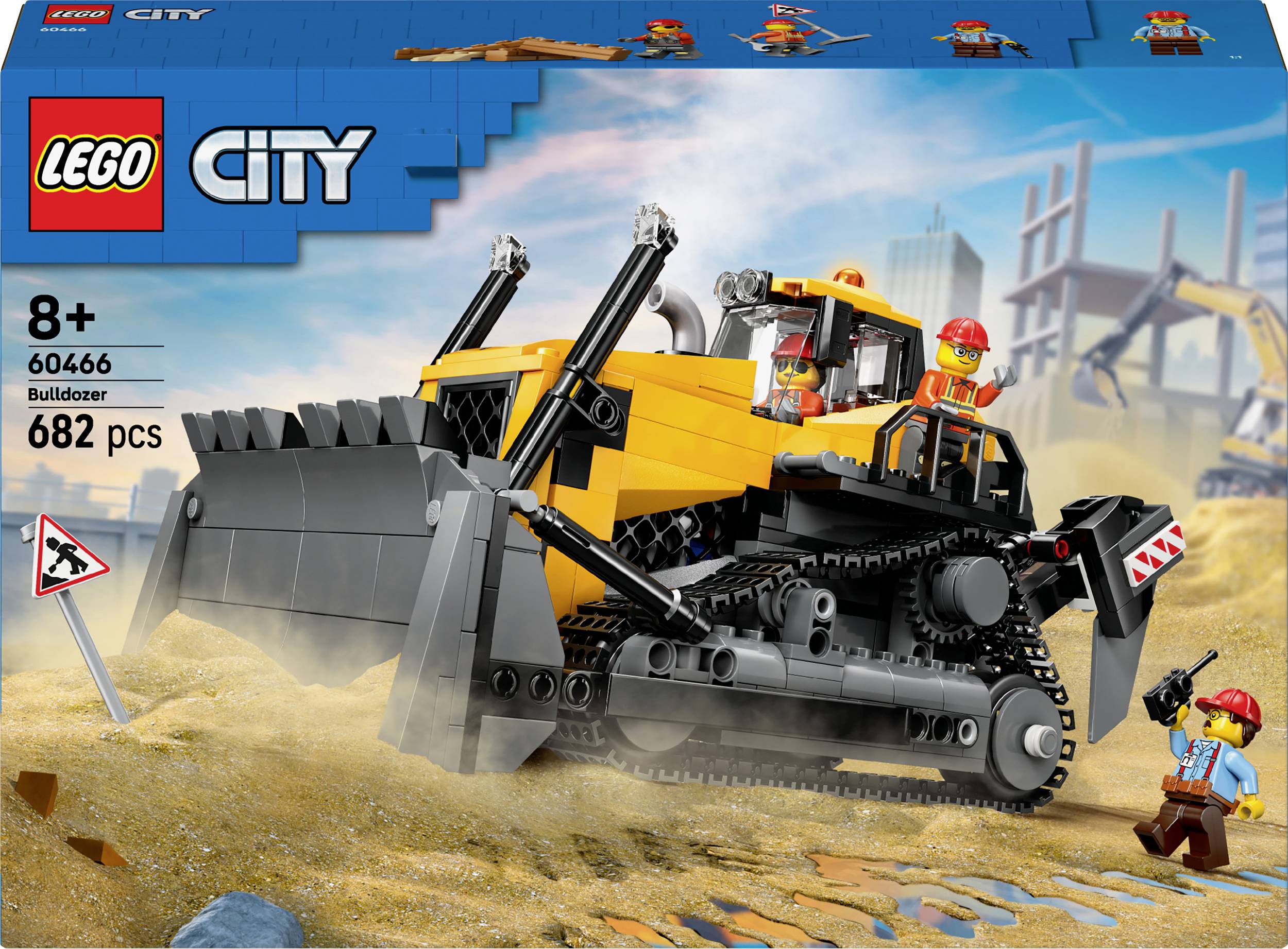 LEGO City 60466 Gele bulldozer