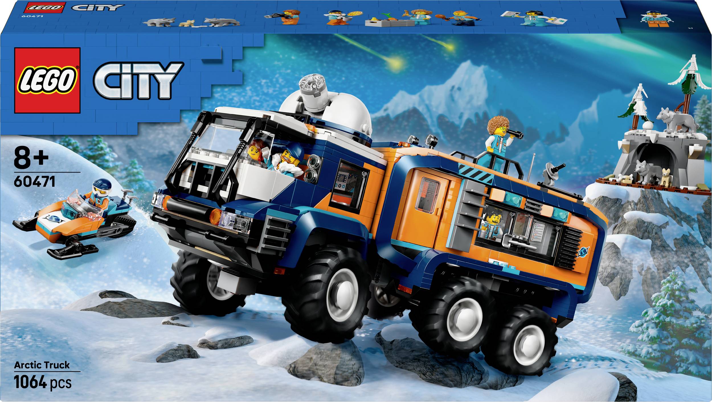 LEGO City 60471 Arctic truck met laboratorium