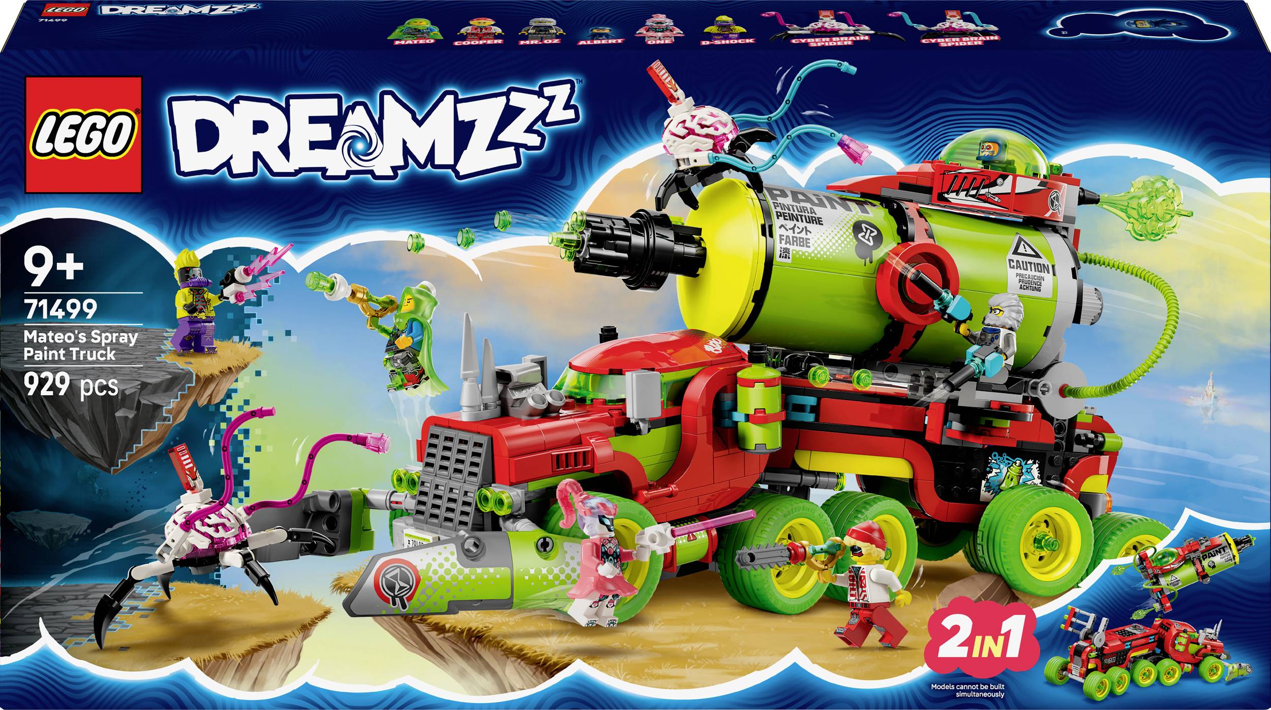 LEGO DREAMZZZ 71499 Mateos spuitbus-truck