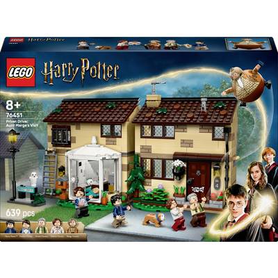 LEGO Harry Potter set za sastavljanje s kućom obitelji Dursley, figurice Harryja, Dudleyja, Vernona, Petunije i tete Magde. 639 dijelova za djecu od 8 godina.