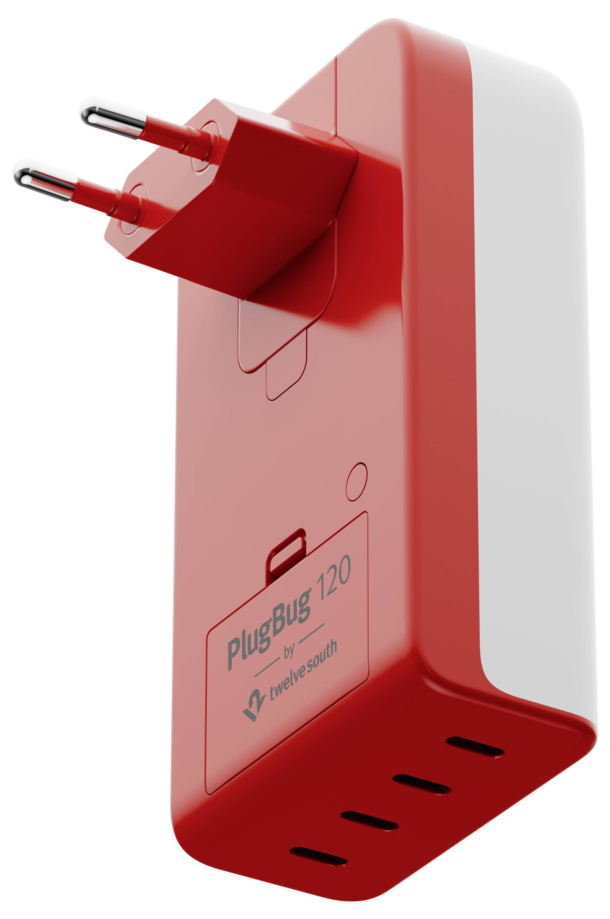 Twelve South Twelve South PlugBug 120W USB-C Wall Cha USB punjač 120 W USB-C® Power Delivery bijela, crvena utičnica USB-2