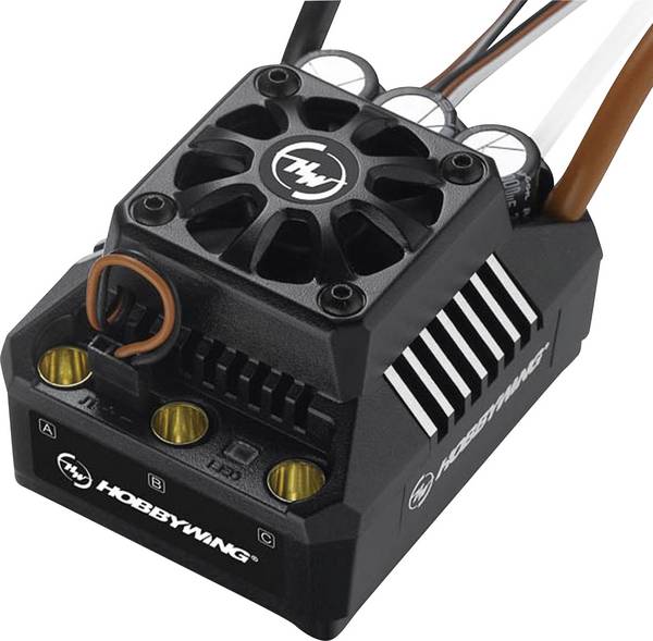 Hobbywing Ezrun MAX6 upravljač brzine za istosmjerne beskontaktne modele automobila Opteretivost (maks. A): 1050 A Ograničenje motora (okretaji): 5892