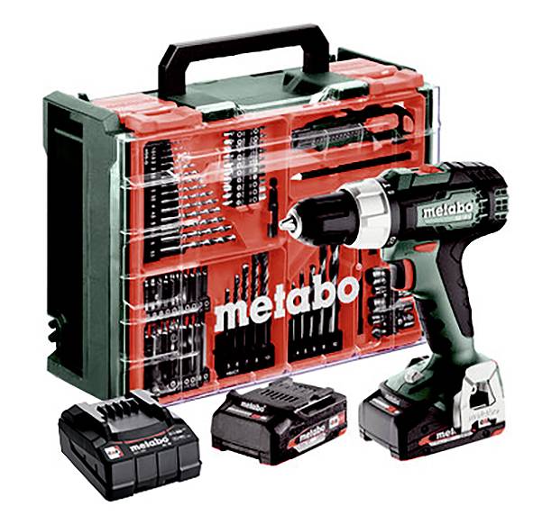 Metabo SB 18 L Set 614053710 Slagskruvdragare batteri 60 Nm 18 V Antal batterier som ing&aring;r 2 2 Ah Li-Ion borstfri, inkl. v&auml;ska, inkl. 2x batterier, inkl.