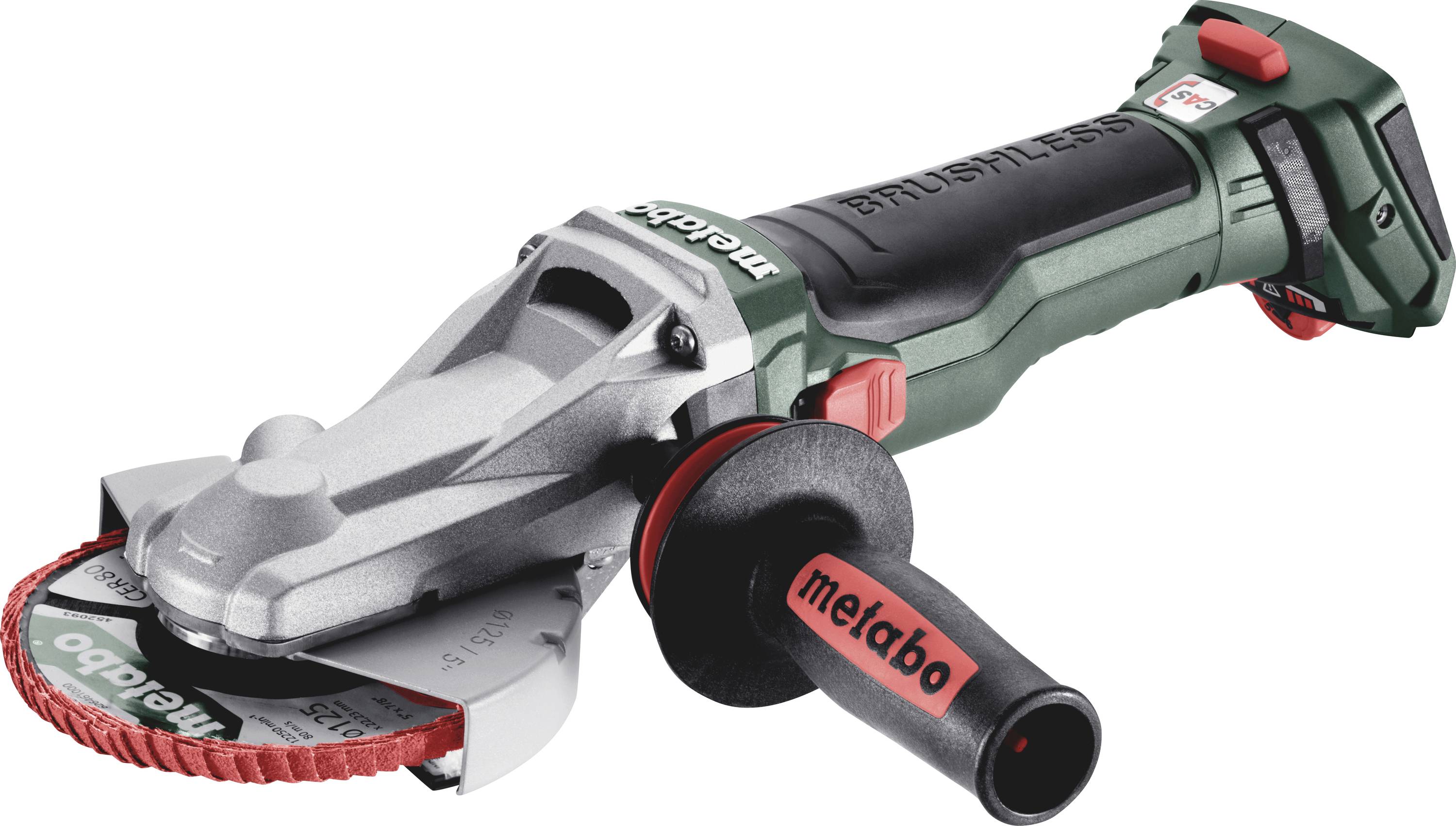 Metabo WVBF 18 LTX BL 15-125 Quick 601308840 Vinkelslip batteridriven 125 mm borstfri, inkl. v&auml;ska, exkl. batteri/laddare, Utan laddare