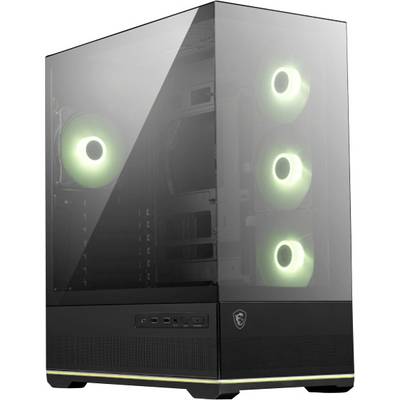 MSI MSI GEH Midi MAG PANO 110R PZ midi-tower kućište za računala crna 4 predinstalirana LED ventilatora-0