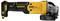 Žuti i crni bežični kutni brusilica Dewalt. Natpis prikazuje 'Brushless' i broj modela 'DCG407'.