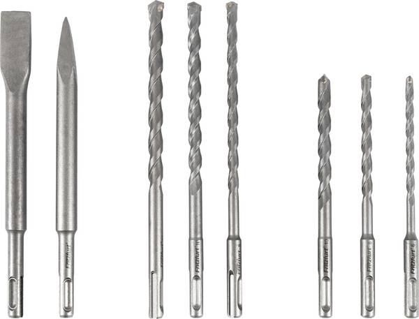 FRITZFURT  3161-3008 40CR čelik komplet udarnih svrdla 8-dijelni 6 mm, 8 mm, 10 mm, 12 mm  SDS-Plus 1 Set