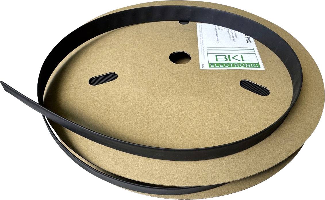 BKL Electronic 074117 Krimpkous Zwart 4.8 mm 2.4 mm Krimpverhouding:2:1 100 m