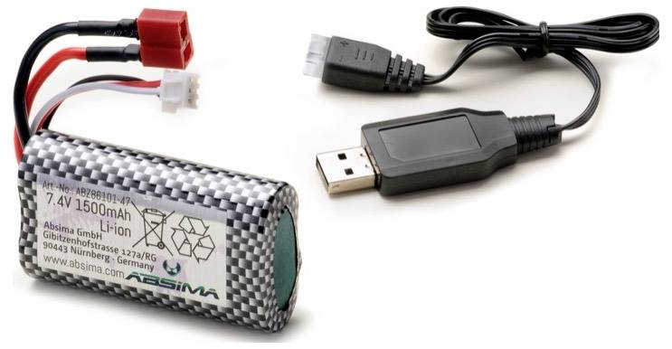 Litij-ionska baterija kapaciteta 1500 mAh pored USB kabela s različitim konektorima.