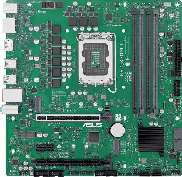 Asus 90MB1KEP-M0EAYC matična ploča Baza #####Intel® 1851 Faktor oblika (detalji) Micro-ATX Set čipova matične ploče Q870