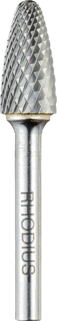 Rhodius 304523 Frees Hardmetaal Ronde boog Lengte 25.0 mm Werklengte 25.0 mm Schachtdiameter 6 mm 1 stuks