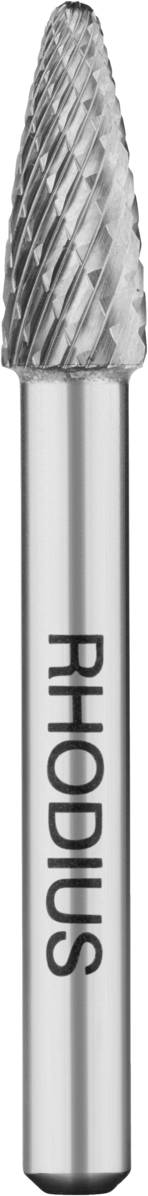 Rhodius 305052 Freesstift Hardmetaal Ronde boog Werklengte 20.0 mm