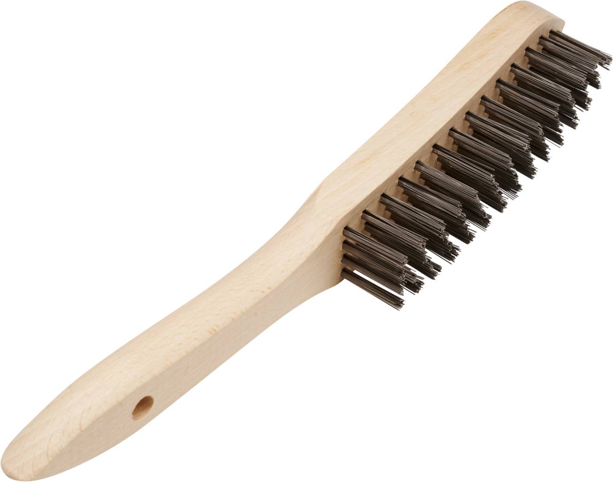 Rhodius Rhodius SHBG, 12 stuks handborstel 4 rijen, recht, Topline, voor staal SHBG 353057 12 stuk(s)