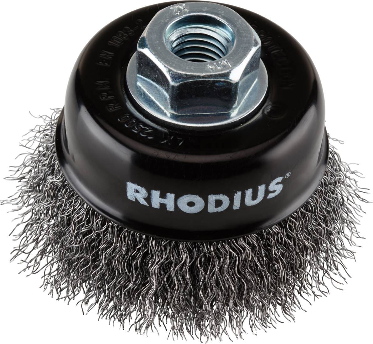Rhodius Rhodius STBW, potborstel 75 x 23 x M14, gegolfd, ProLine, voor staal STBW 353016 1 stuk(s)
