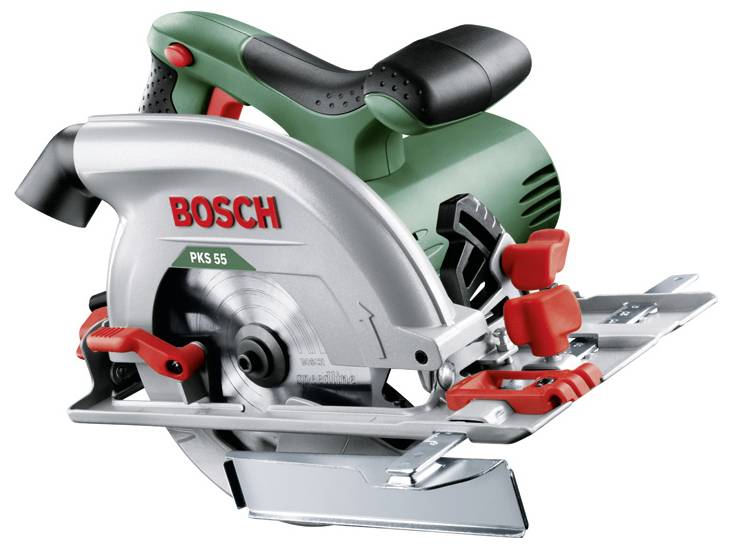 Bosch Home and Garden PKS 55 Cirkels&aring;g 160 mm inkl. parallellanslag 1.200 W