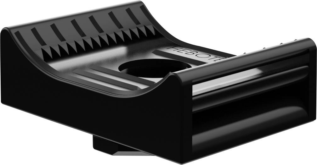 Hebotec KBS-MA8M 10-60 20 Bevestigingssokkel Profielrail 3011-156C Zwart 1 stuk(s)