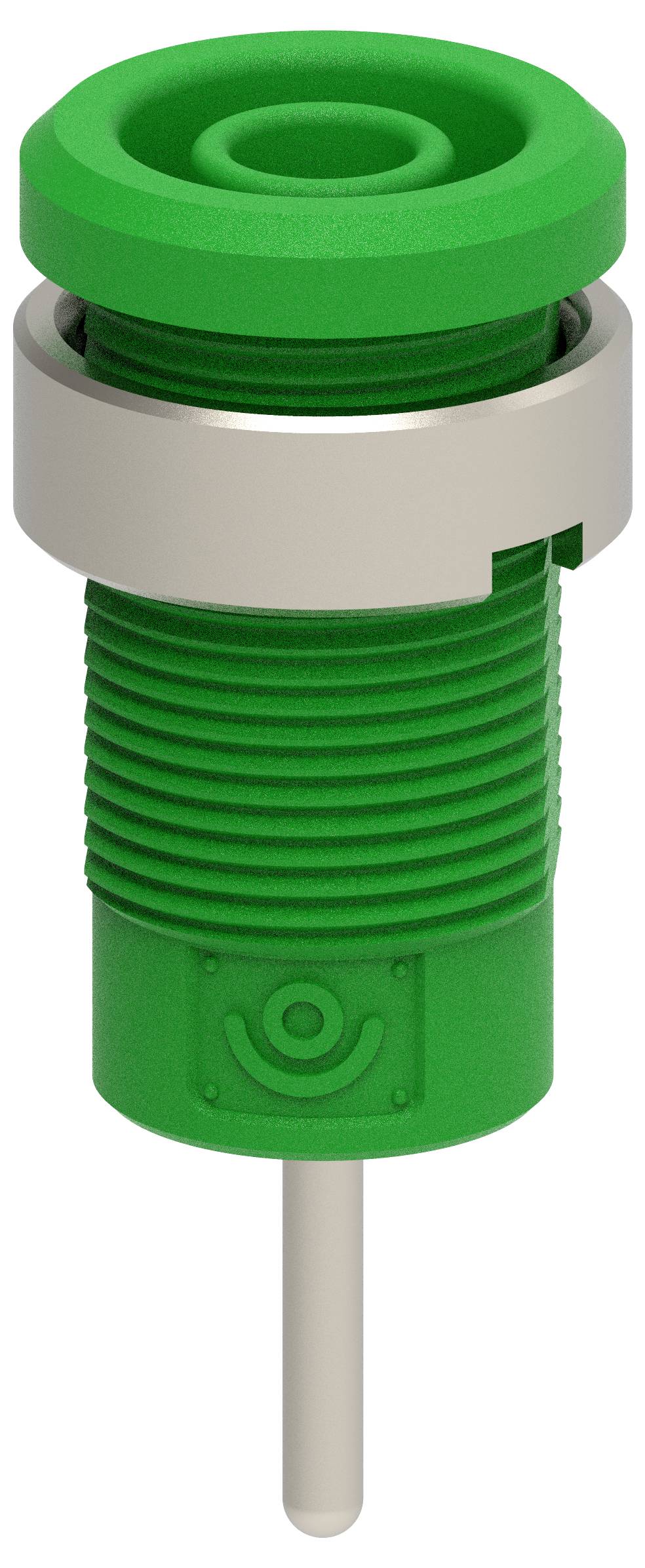 Electro PJP 3267-C-CD1-V sigurnosna ugrađena utičnica Zatik-Ø: 1.9 mm zelena 1 St. Piece-1