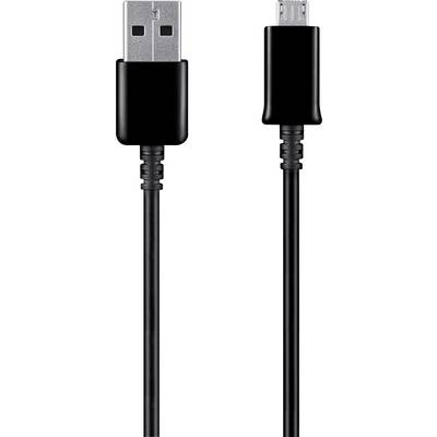 Crni USB kabel s standardnim USB-A konektorom na jednom kraju i micro-USB konektorom na drugom kraju.