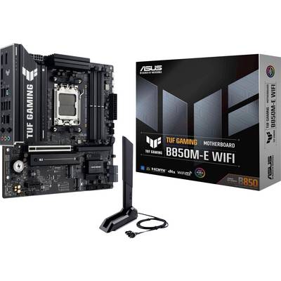 Asus TUF B850M-E matična ploča Baza #####AMD AM5 Faktor oblika (detalji) Micro-ATX Set čipova matične ploče AMD® B850-0