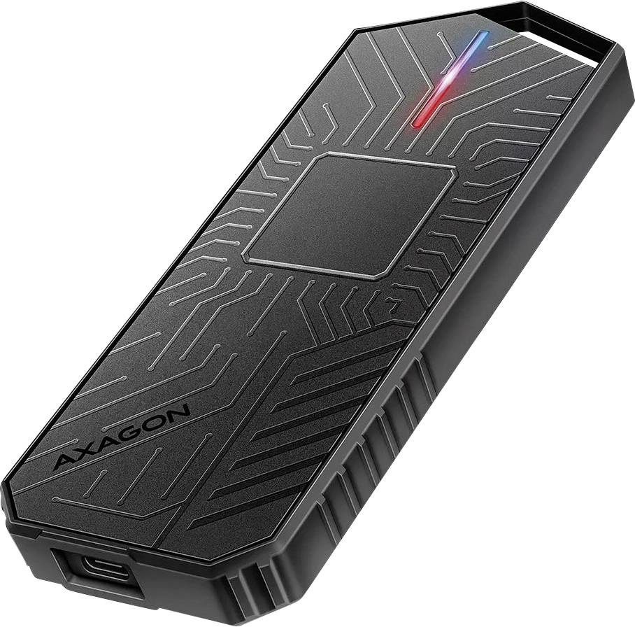 AXAGON USB-C 10 Gbps Game M.2 behuizing voor NVMe / SATA M.2 SSD