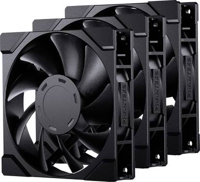 Phanteks PH-F120M25_G2_BBK01_3P ventilator za PC kućište crna (Š x V x D) 120 x 25 x 120 mm