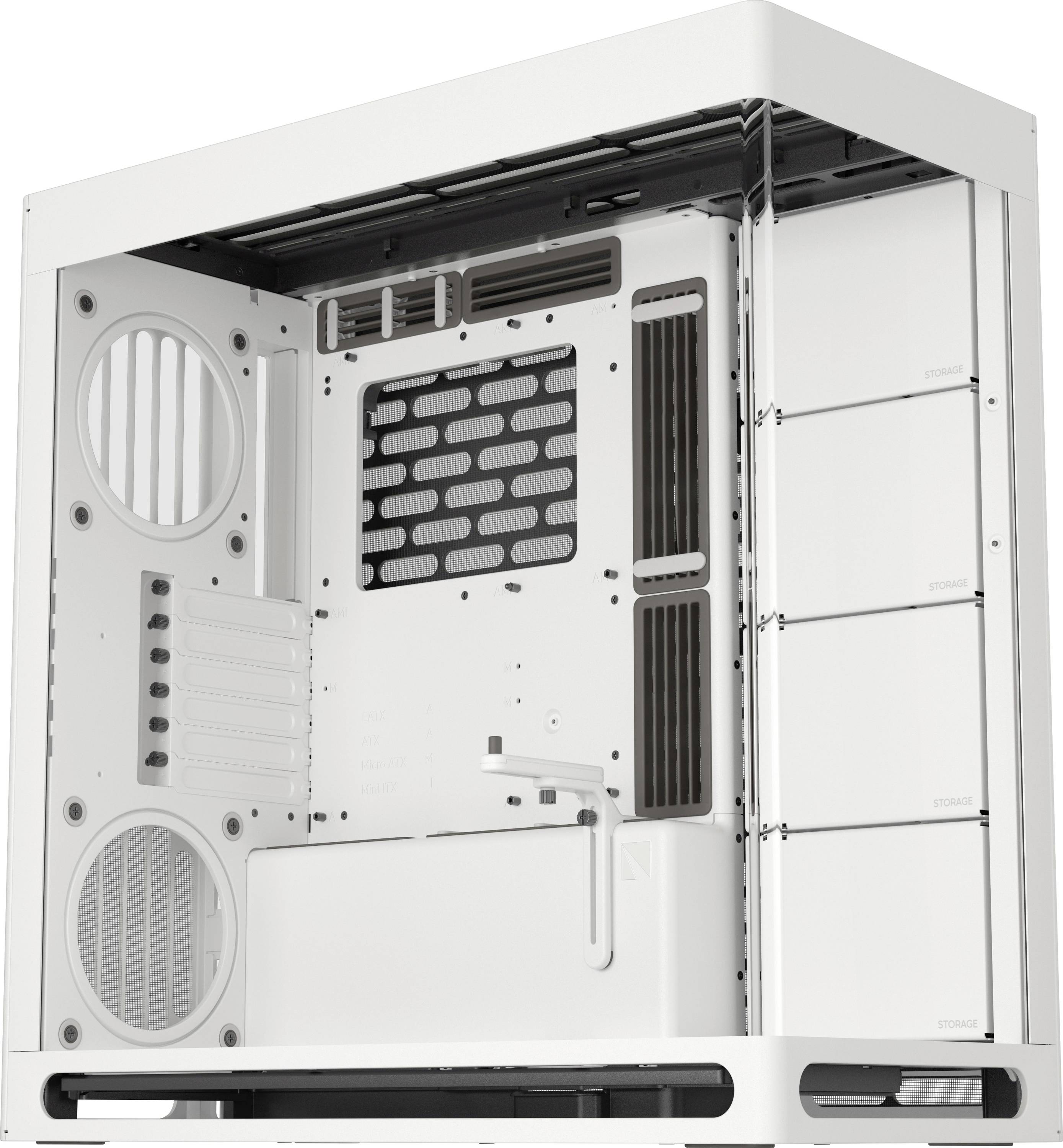 HAVN HVN-CA-HS420-05 midi-tower kućište za igraće računalo, kućište , kućište za računala bijela-0