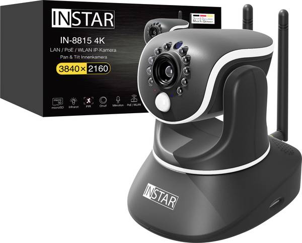INSTAR IN-8815 4K POE/WLAN schwarz 18005 WLAN ip  sigurnosna kamera