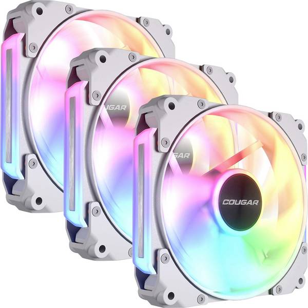 Cougar CF-ARW12HW3-RGB ventilator za PC kućište bijela (Š x V x D) 120 x 120 x 28 mm