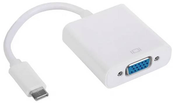 Akyga AK-AD-55  adapter [1x muški konektor USB-C® - 1x ženski konektor VGA]   15 cm