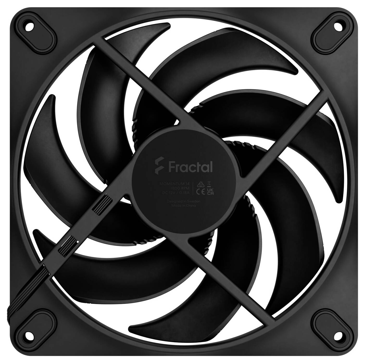 Fractal Design FD-F-MO1-1401 ventilator za PC kućište crna-5