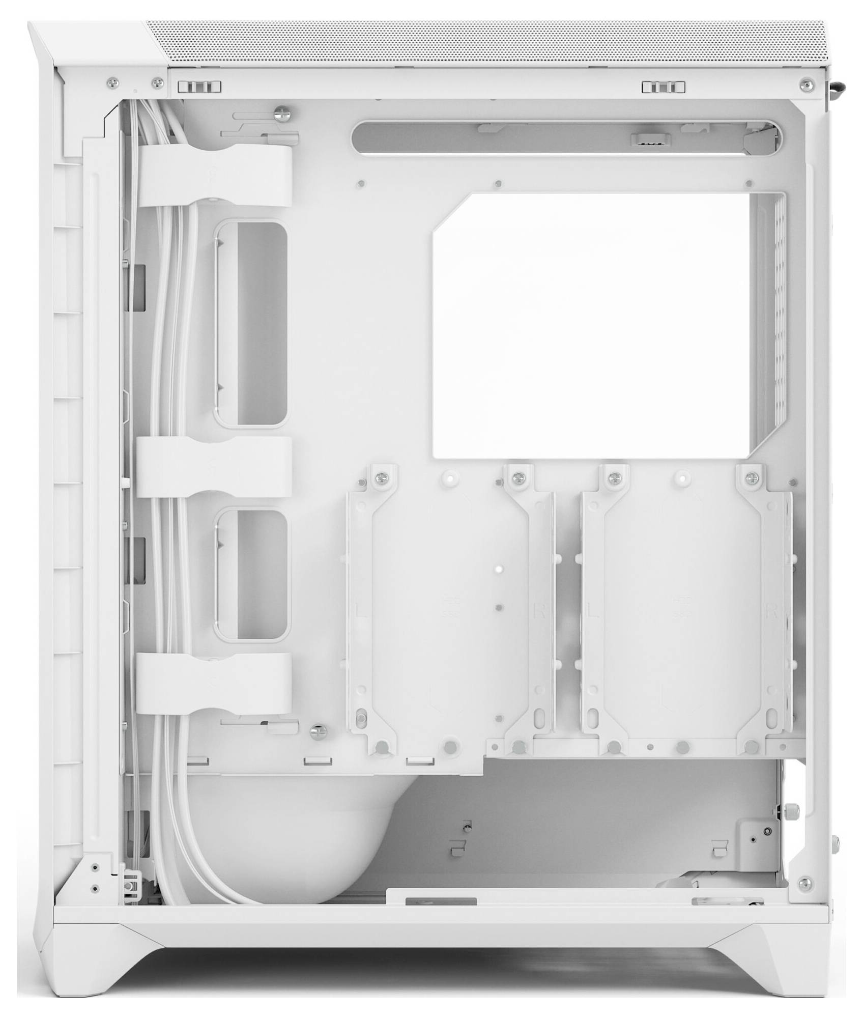 Fractal Design FD-C-MES3A-04 tower kućište za računala bijela bočni prozor, filter prašine, 3 predinstalirana ventilator-12