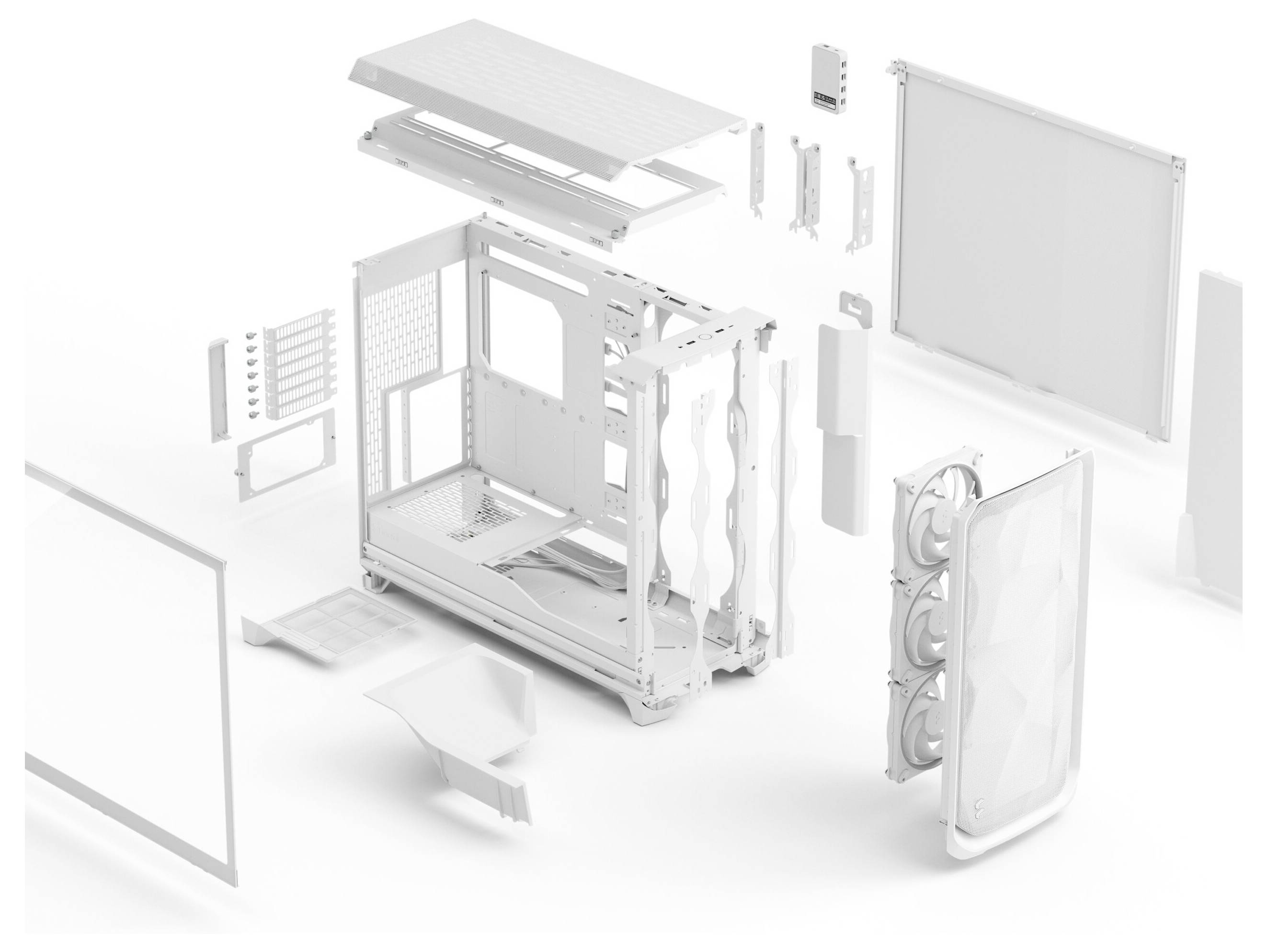 Fractal Design FD-C-MES3X-05 tower kućište za računala bijela filter prašine-13