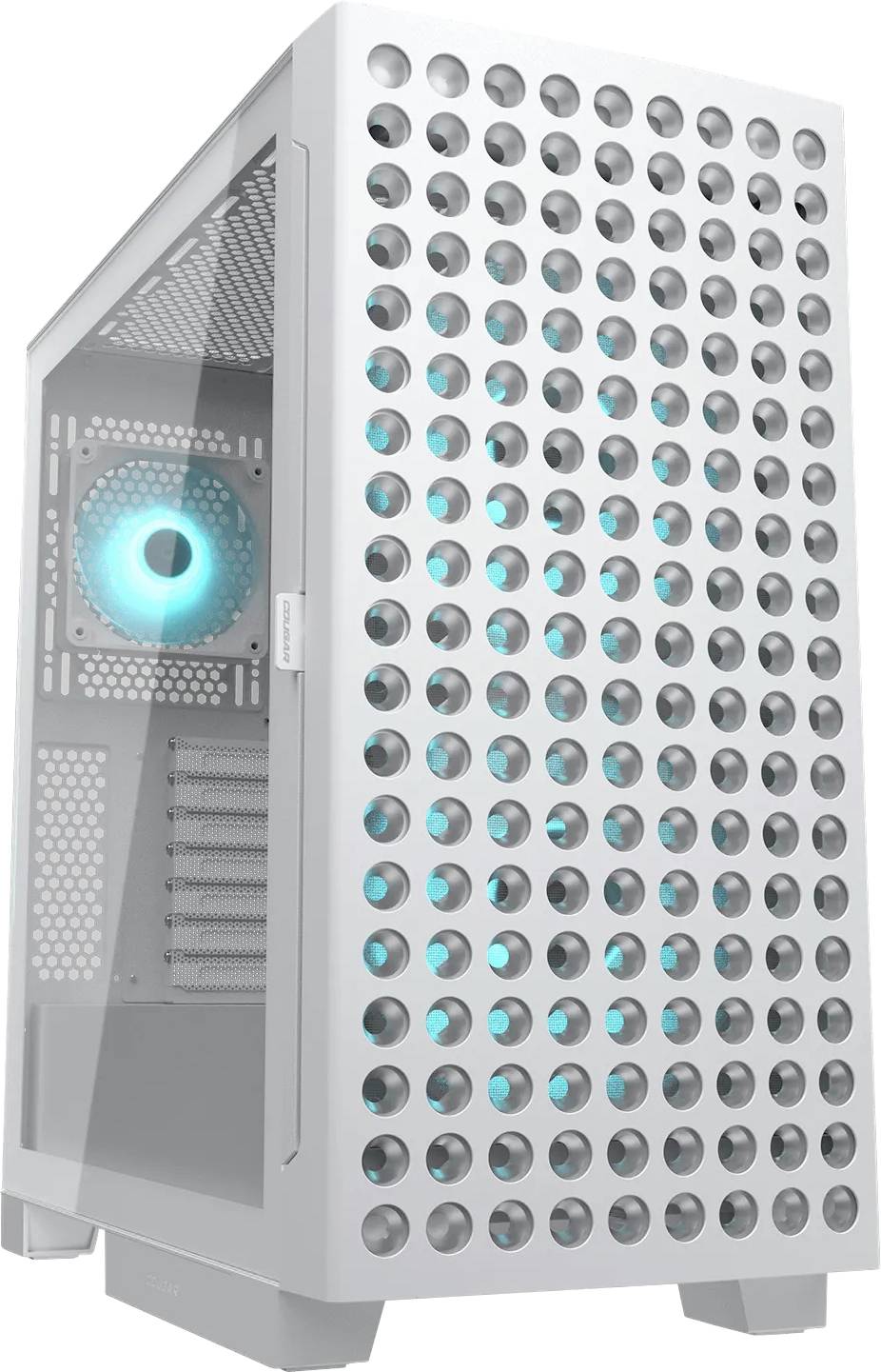 Cougar CGR-5YA2W-RGB midi-tower kućište za računala višebojna 2 predinstalirana ventilatora, filter prašine-0