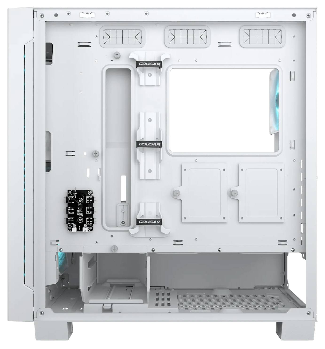 Cougar CGR-5YA2W-RGB midi-tower kućište za računala višebojna 2 predinstalirana ventilatora, filter prašine-6
